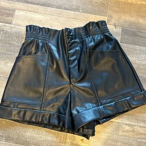 Leather Shorts